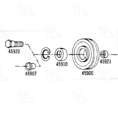 Idler Spacer by FOUR SEASONS - 45907 pa6