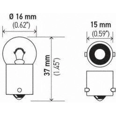 HELLA - 53 - Ignition Switch Light (Pack of 10) pa11