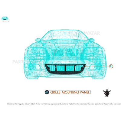 Grille Mounting Panel - FO1223114 panel