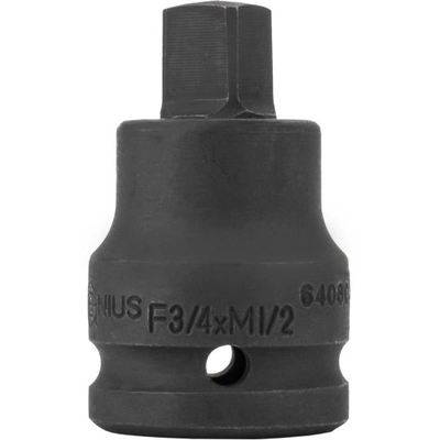 GENIUS - 640604B - 3/4″ Dr. Impact Adapter 3/4″F x 1/2″M With Steel Ball (Pack of 5) pa1