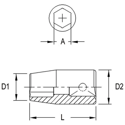 GENIUS - 393018 - 3/8″ Dr. 9/16″ Impact Socket (Pack of 20) pa2