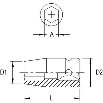 GENIUS - 363218 - 3/8″ Dr. 9/16″ Impact Socket (Pack of 20) pa2