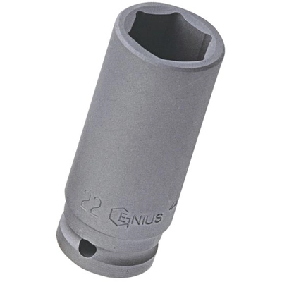 GENIUS - 447823 - 1/2″ Dr. 23mm Deep Impact Socket Cr-Mo (Pack of 10) pa1