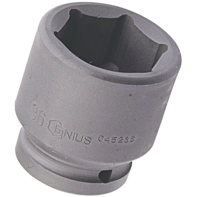 GENIUS - 645227 - 3/4″ Dr. 27mm Impact Socket Cr-Mo (Pack of 5) pa1
