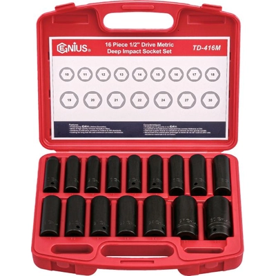Impact Socket Set by GENIUS - TD-416M pa6