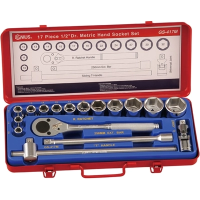 Impact Socket Set by GENIUS - GS-417M pa3