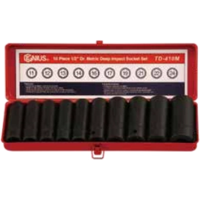 Impact Socket Set by GENIUS - TD-410M pa3