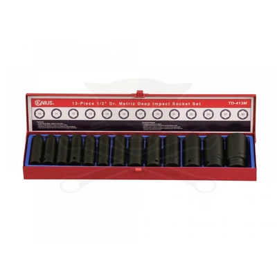 Impact Socket Set by GENIUS - TD-413M pa4