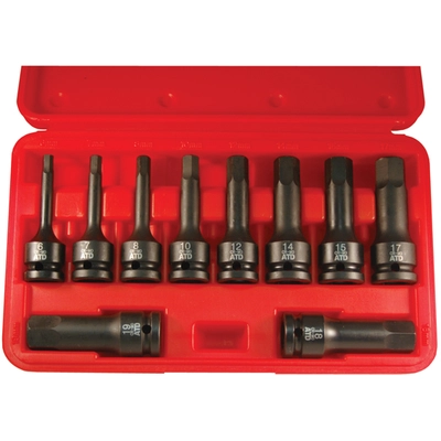 ATD - 4605 - 1/2" Drive Metric Hex Impact Bit Socket Set (10 Pieces) pa2