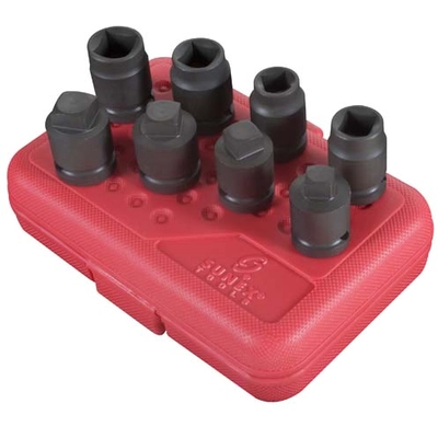 SUNEX - 2841 - Pipe Plug Impact Socket Set pa1