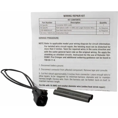 MOTORCRAFT - WPT1193 - Hood Ajar Indicator Switch Connector pa3