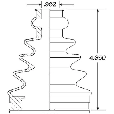 Ensemble de Soufflet de Joint Homocinétique intérieur by EMPI - 86-2365D pa4