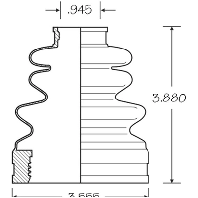 EMPI - 86-2442D - CV Joint Boot Kit pa2