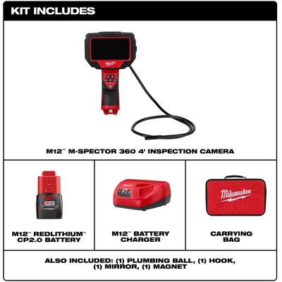 MILWAUKEE - 2323-21 - 360 4 Inspection Camera​ Kit pa2