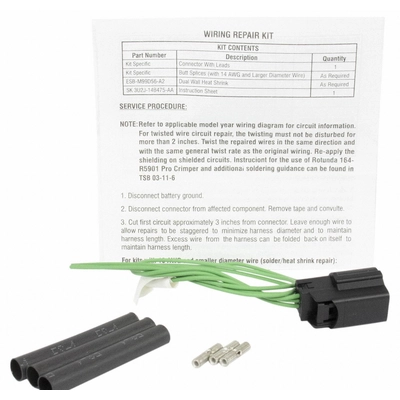 MOTORCRAFT - WPT1578 - Wire Assembly pa2