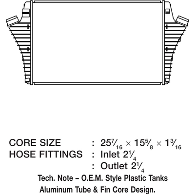 Intercooler by CSF - 6058 pa1