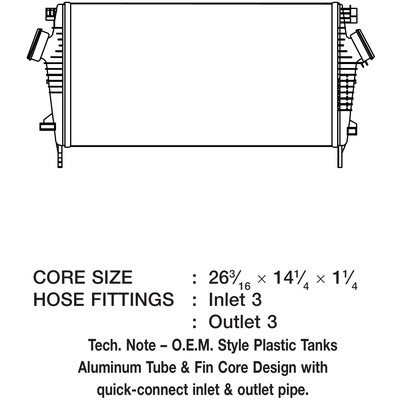 CSF - 6059 - Intercooler pa1