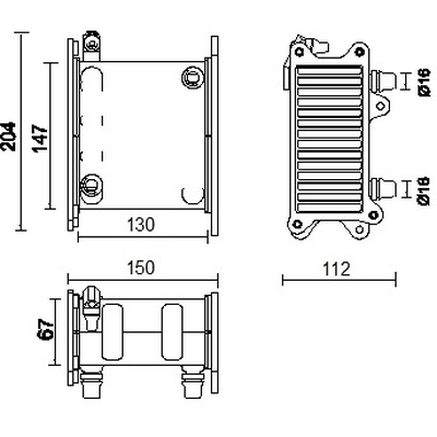 MAHLE ORIGINAL - CI223-000P - Charge Air Cooler (Air Supply) pa1