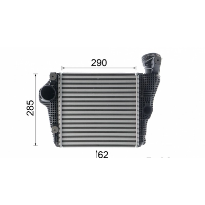 MAHLE ORIGINAL - CI334-000P - Intercooler pa2