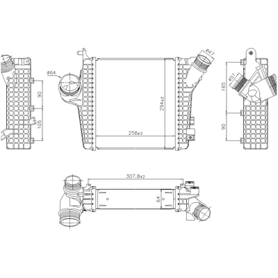 NISSENS - 961305 - Intercooler pa1