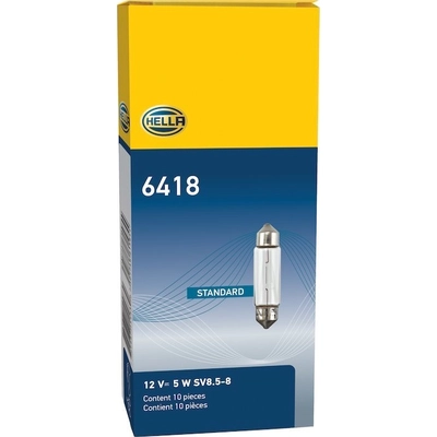 HELLA - 6418 - Reverse Lamp Bulb pa2