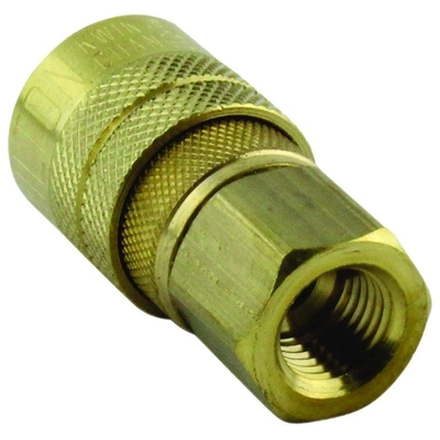 KWIK-CHANGE™ M-Style 1/4" (F) NPT x 1/4" 40 CFM Brass Quick Coupler Body, 10 Pieces (Pack of 10) by MILTON INDUSTRIES INC - 715 pa3
