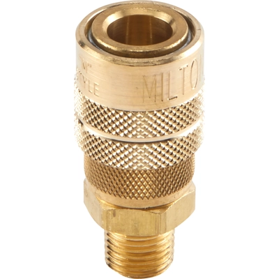 KWIK-CHANGE™ M-Style 1/4" (M) NPT x 1/4" 40 CFM Steel Quick Coupler Body, 10 Pieces by MILTON INDUSTRIES INC - 716 pa6