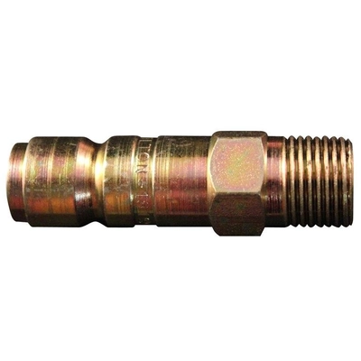 MILTON INDUSTRIES INC - 1819 - L-Style 3/8 (M) NPT x 1/2 99 CFM Steel Quick Coupler Plug, 5 Pieces (Pack of 5) pa3