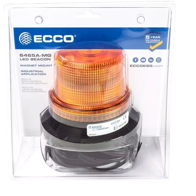 ECCO - 6465A-MG-CS - Amber LED Beacon Light pa2