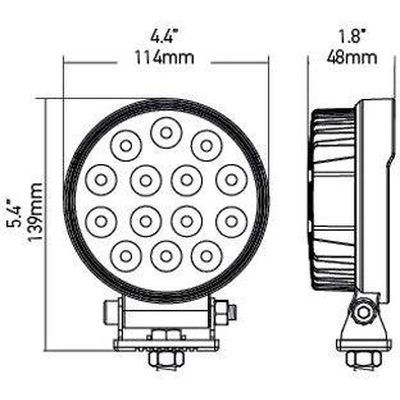 LED Worklight by HELLA - 357105012 pa7