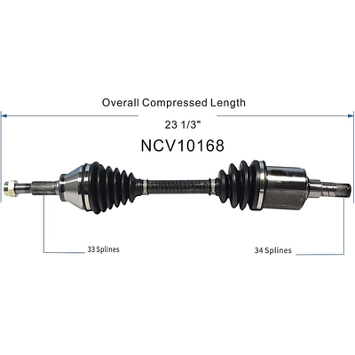 GSP NORTH AMERICA - NCV10168 - CV Axle Assembly pa2