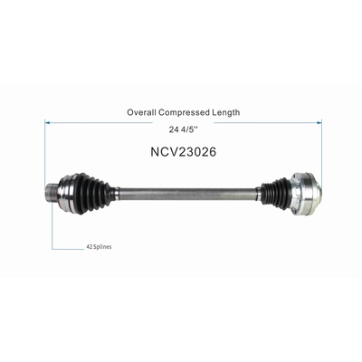 GSP NORTH AMERICA - NCV23026 - CV Axle Assembly - Rear pa1