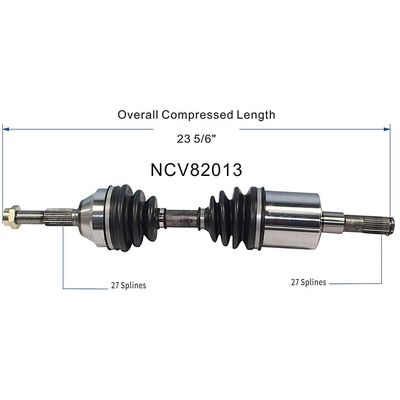 GSP NORTH AMERICA - NCV82013 - CV Axle Assembly - Front Left pa2