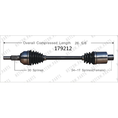 Left New CV Complete Assembly by WORLDPARTS - 179212 pa2