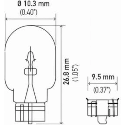 License Plate Light (Pack of 10) by HELLA - 158 pa16