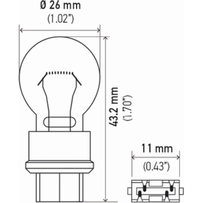 License Plate Light (Pack of 10) by HELLA - 3157 pa2