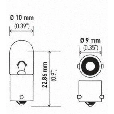 License Plate Light (Pack of 10) by HELLA - 3893 pa15