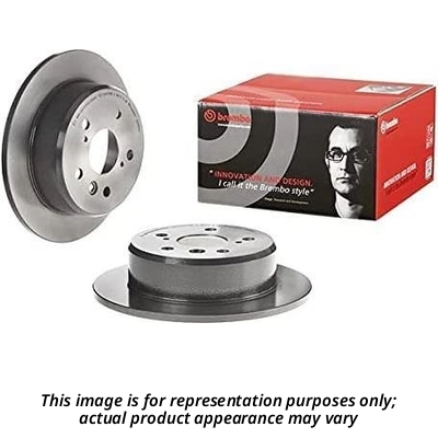 Rear Disc Brake Rotor by BREMBO - 08.5174.30 (1 Qty) 2