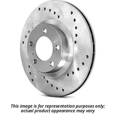 Front Drilled Rotor by CENTRIC PARTS - 228.35126 2