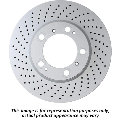 Rear Disc Brake Rotor (Pack of 2) by HELLA PAGID - 355122871 2