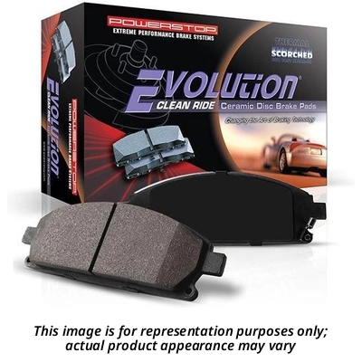 Front Ceramic Pads by POWER STOP - 16-614 1
