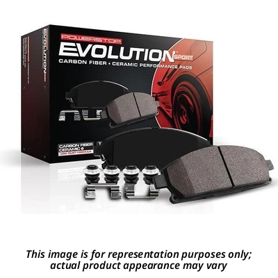Front Ceramic Pads by POWER STOP - Z23-833 1
