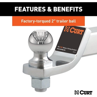 Loaded Ball Mount by CURT MANUFACTURING - 45295 pa5