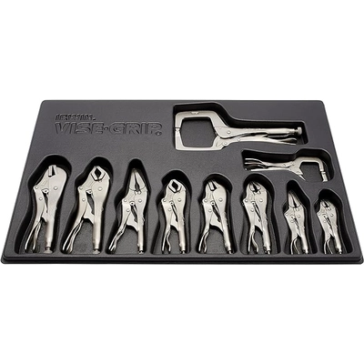 IRWIN - 1078TRAY -  VISE-GRIP Locking Pliers Set with Tray, 10-Piece pa11