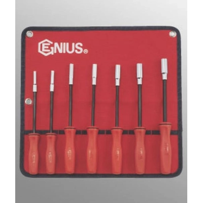 Long Hex Nut Driver Set by GENIUS - ND-007SD pa1