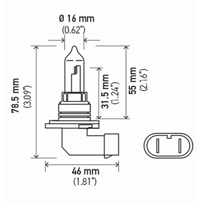 HELLA - 9005-100WSB - Headlight Bulb pa2