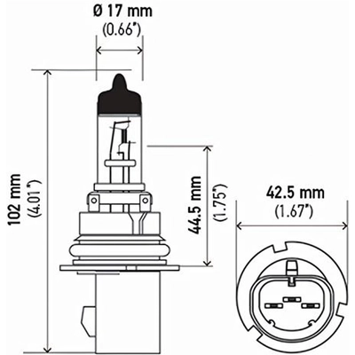 Low Beam Headlight by HELLA - 900710080WTB pa5