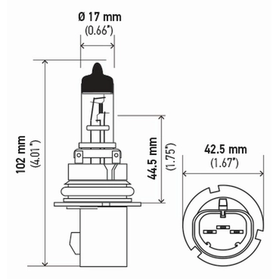 Phare de croisement by HELLA - 9007LL pa4