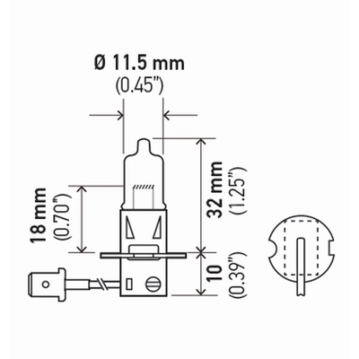 HELLA - H3-100WTB - Bulb pa2