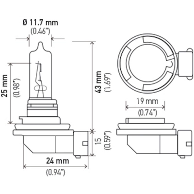 HELLA - H9 - Headlight Bulb pa2